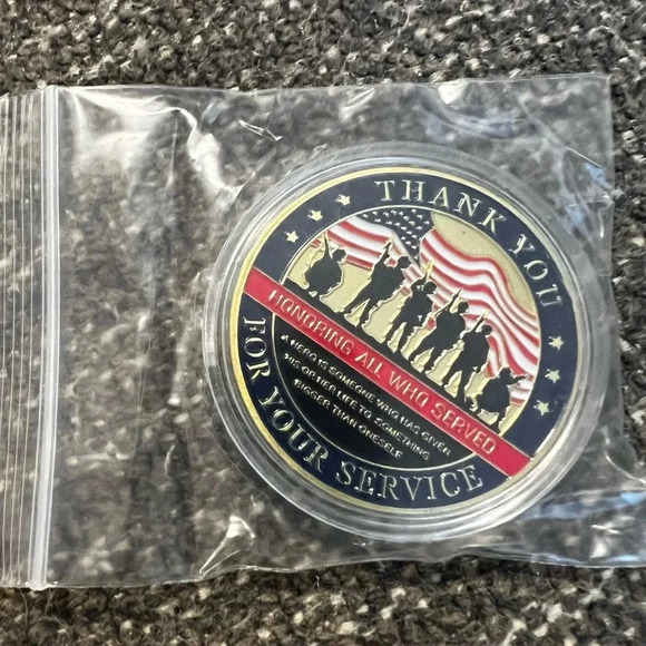 NWT Salute to your Service Military Challenge Coin for Veterans - Picture 2 of 7